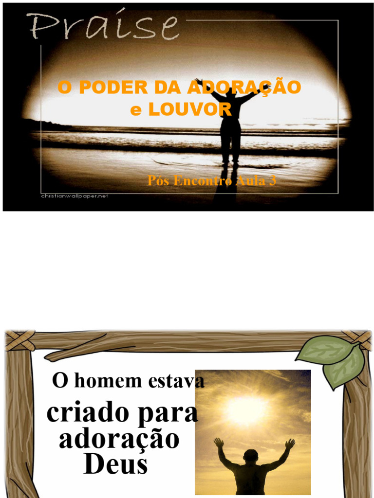 Lição 3 - O PODER DA ADORAÇÃO E DO LOUVOR | PDF | Deus | Josué