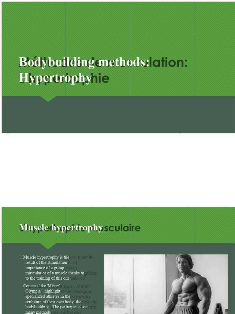 Bodybuilding Hypertrophy Techniques | PDF | Muscle Hypertrophy ...