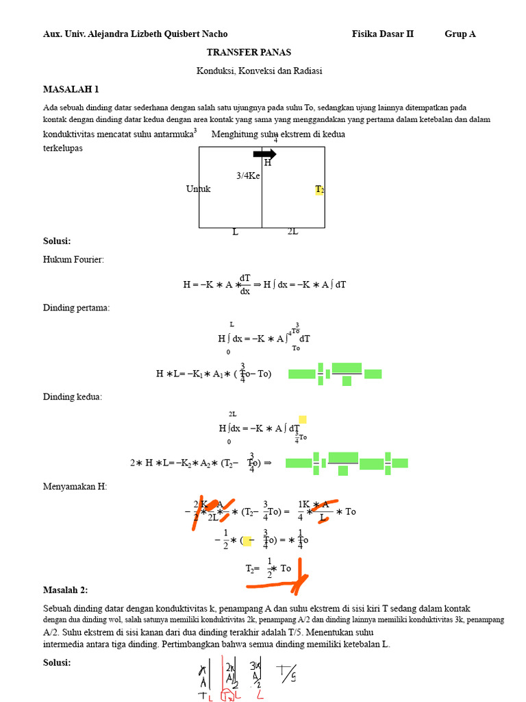 Analisis Transfer Panas: Konduksi dan Konveksi | PDF