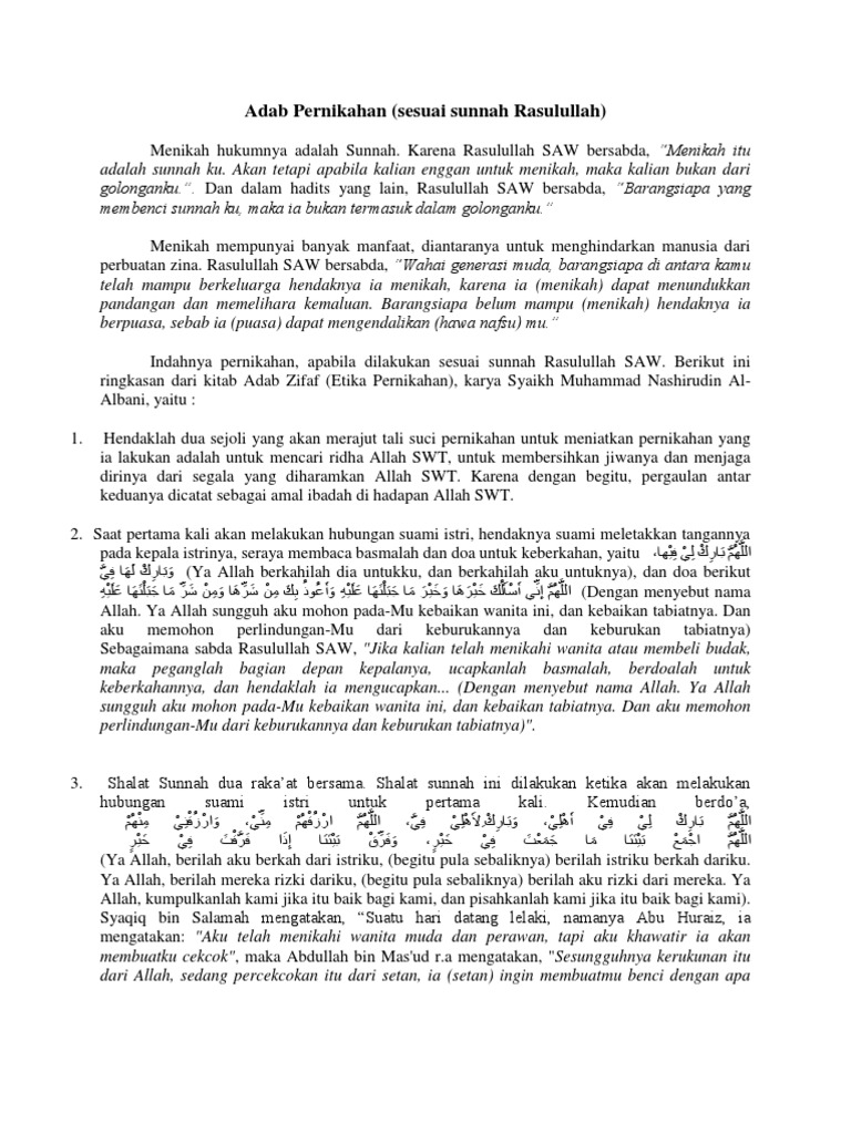 Adab Pernikahan Pdf