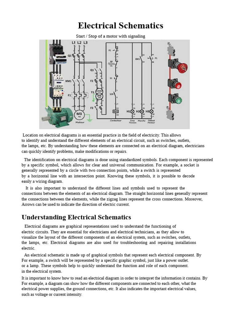 Understanding Electrical Schematics | PDF | Electricity | Electrical ...