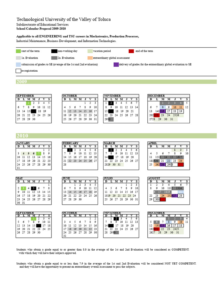 Utvt Calendar | PDF