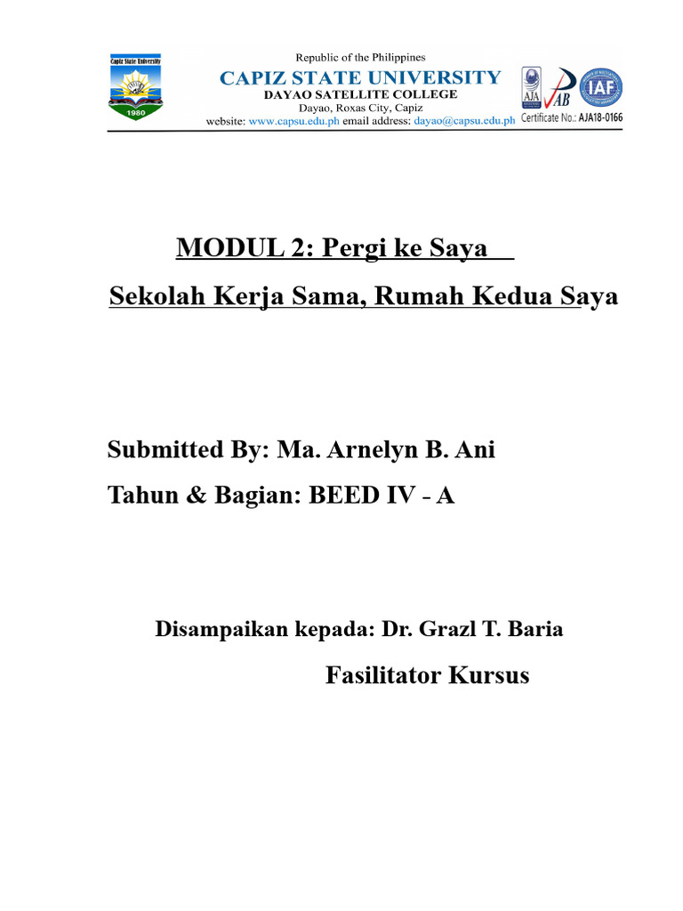 FS 3 Modul 2 | PDF