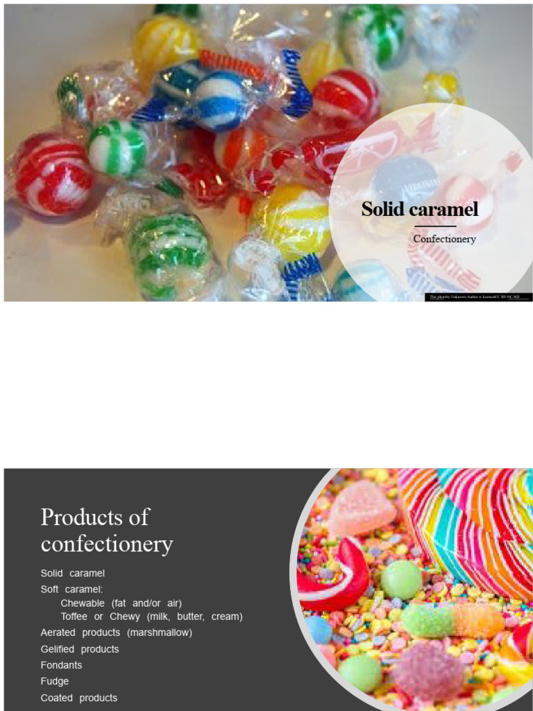 Solid Caramel Manufacturing Process | PDF | Caramel | Glucose