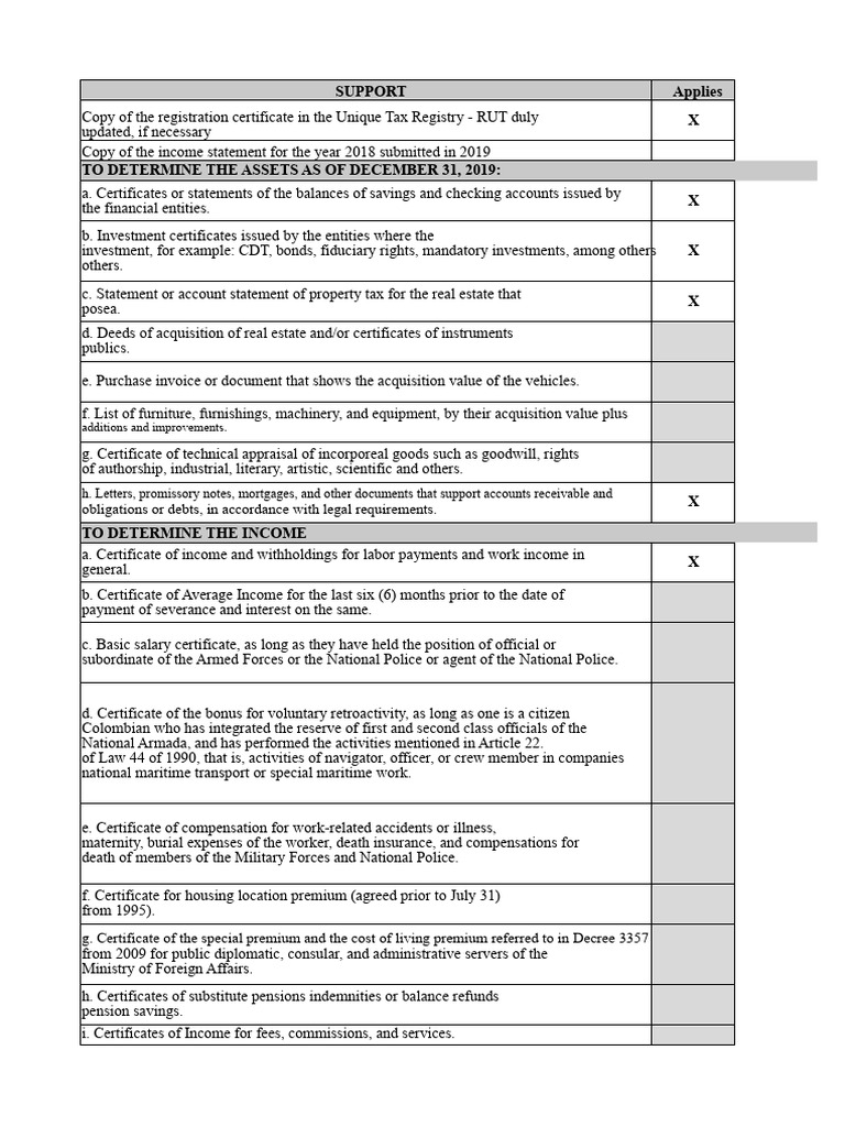 Essential Documents for Tax Filing | PDF | Cost Of Living | Tax Deduction