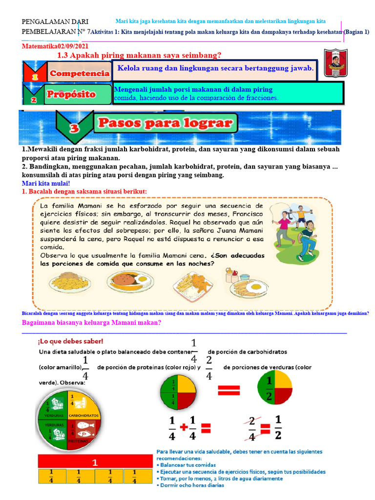 AKTIVITAS MATEMATIKA D 4 S 19 (1) | PDF