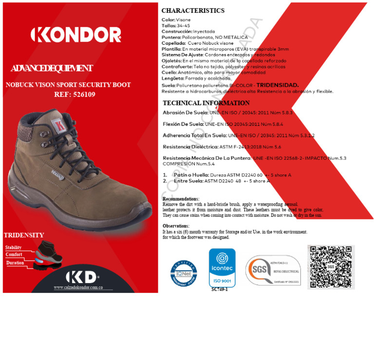 Safety Boot Card Sport Nobuck Visone 526109 | PDF