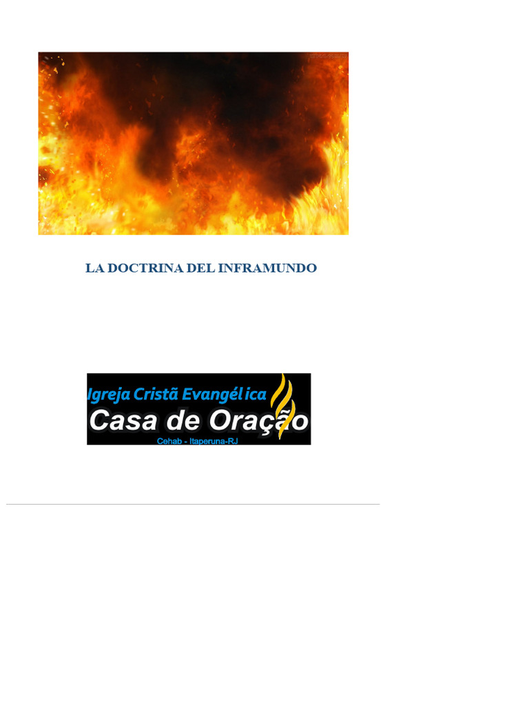La Doctrina del Infierno: Perspectivas Bíblicas | PDF | Infierno | Jesús