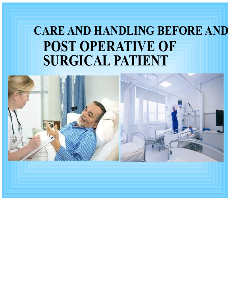 Postoperative 2021 | PDF | Wound | Surgery