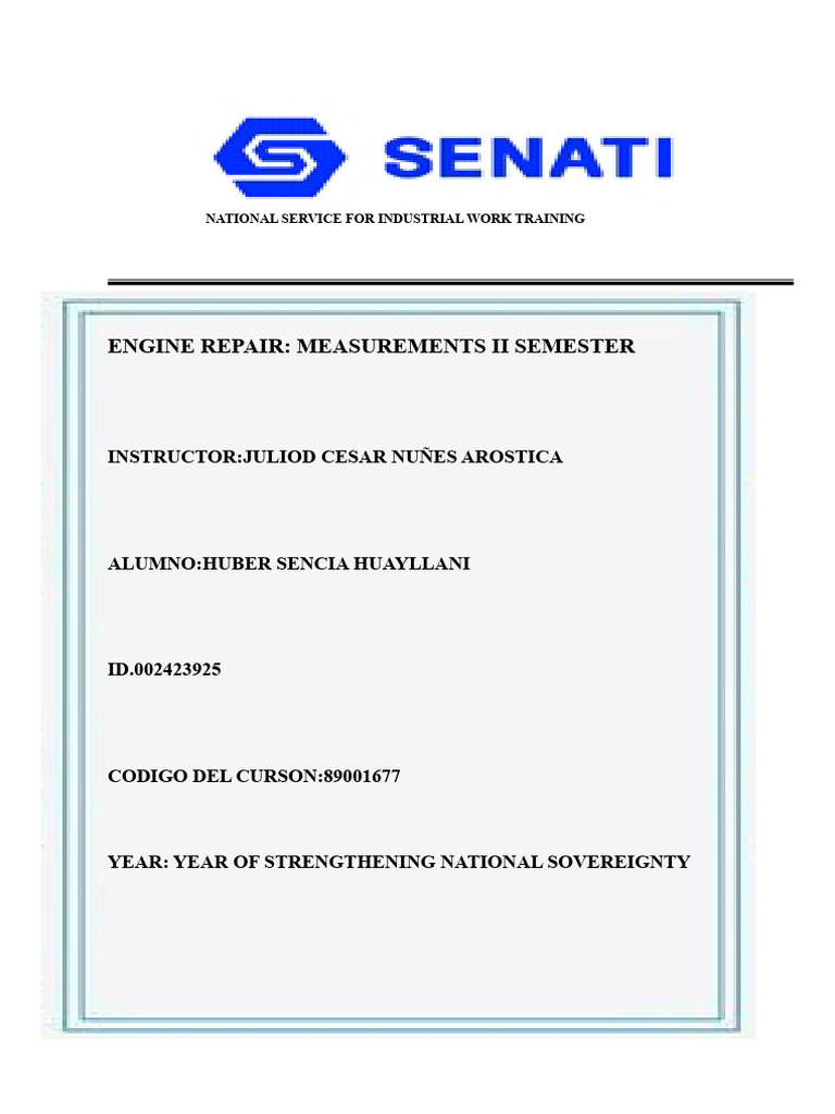 Engine Repair Final Measurements | PDF | Engines | Clutch