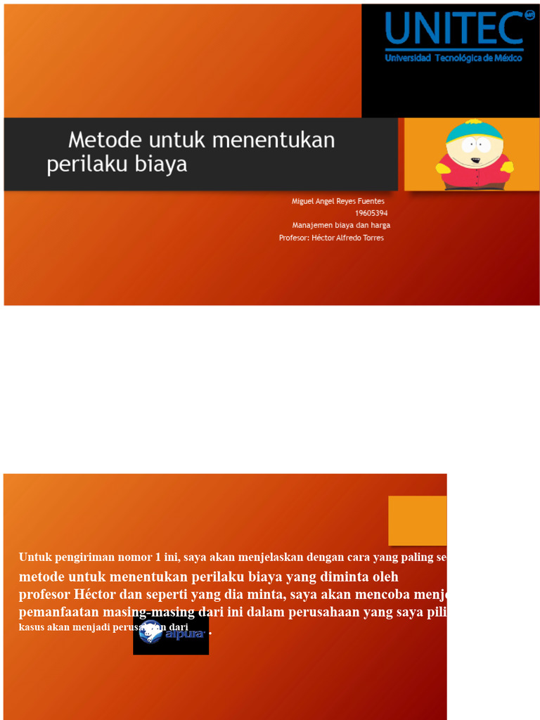 Metode untuk menentukan perilaku biaya (1) | PDF
