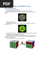 Windmill Cube Solving Guide | PDF