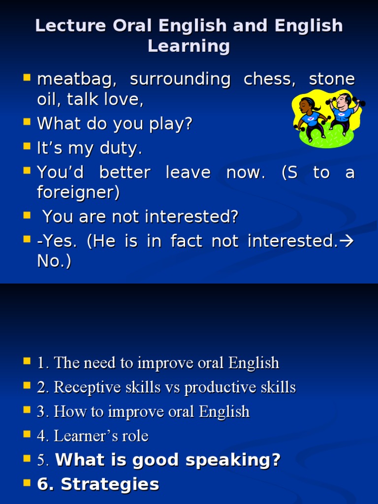 Improve Oral English Skills Strategies | PDF