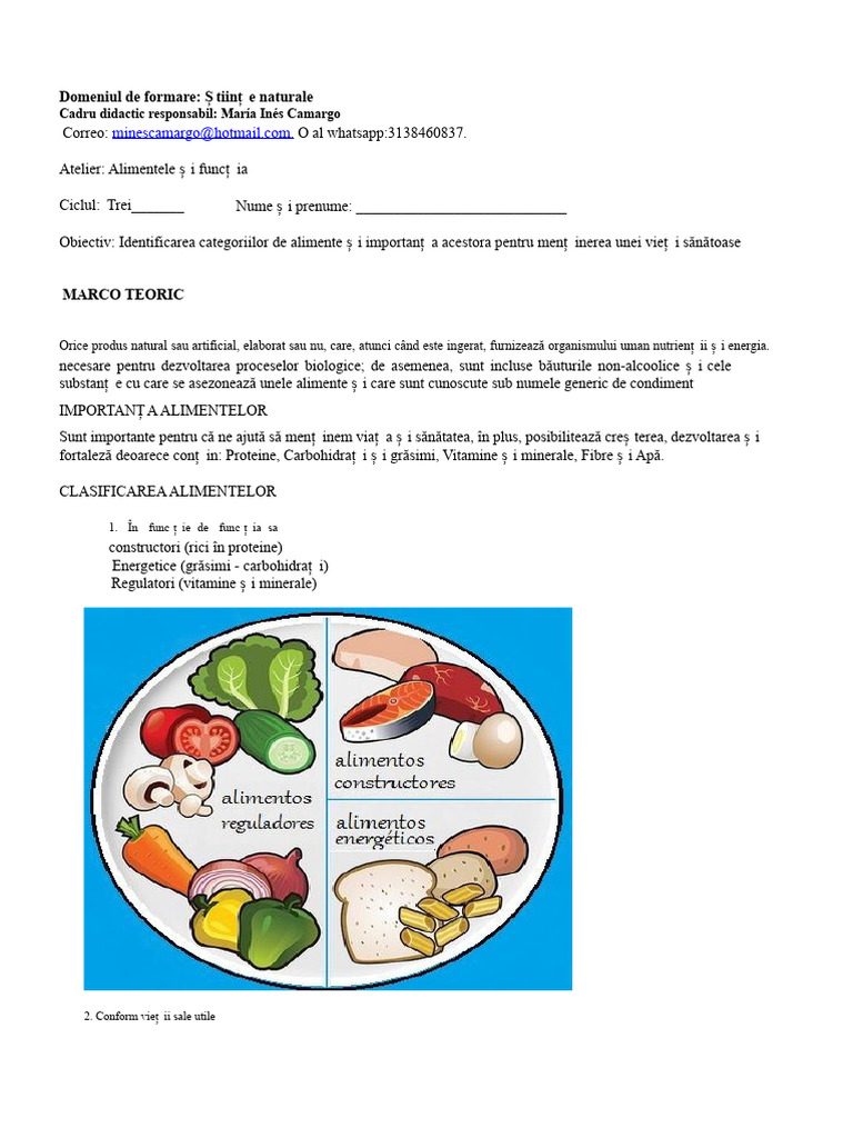 Atelierul Alimentelor | PDF
