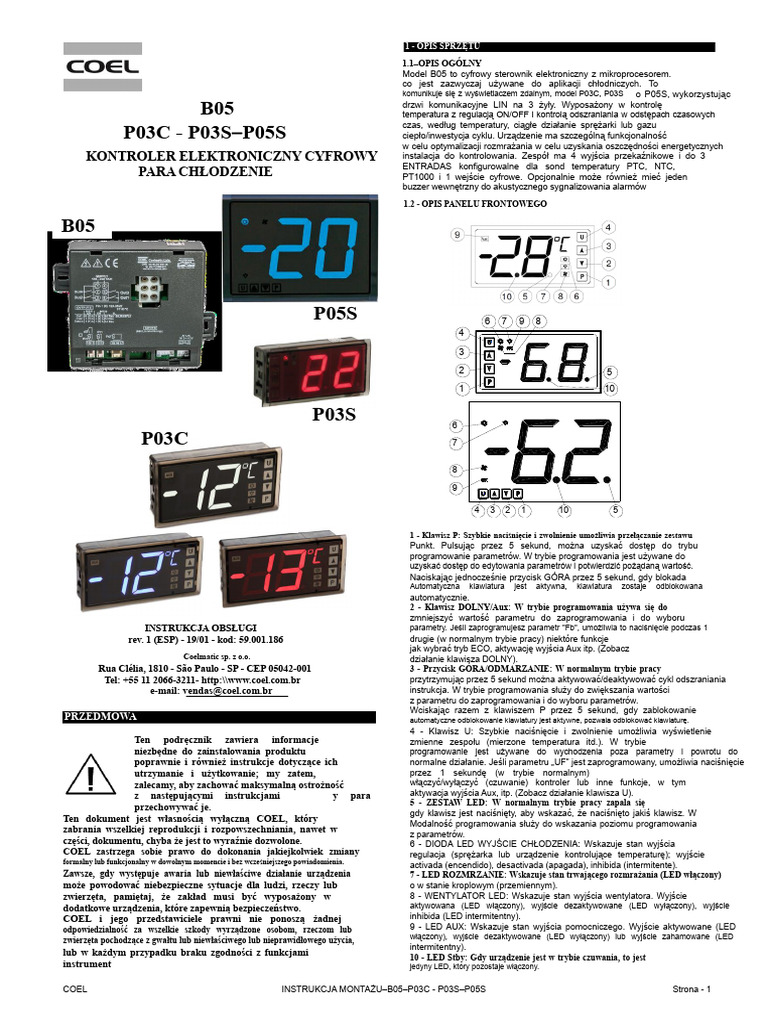Sterowniki Coel GCVC | PDF