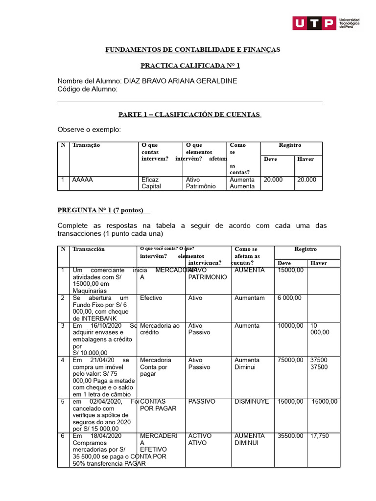 Fundamentos de Contabilidade e Finanças | PDF | Contabilidade | Cheque ...