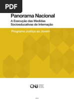A execução das medidas socio educativas de internação