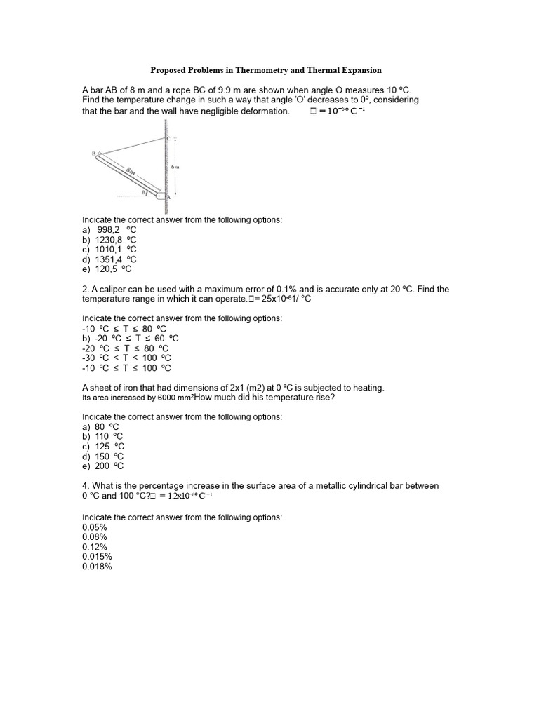 FA Expansion S20-20 | PDF | Thermal Expansion | Thermodynamics