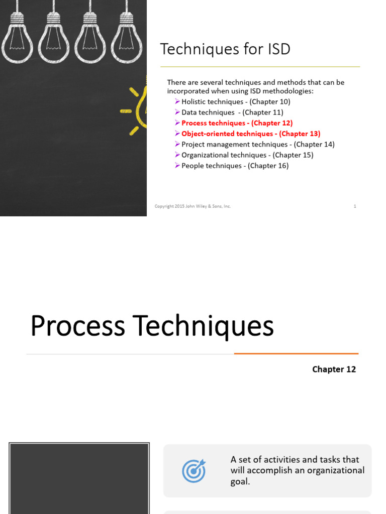 ISD Methodologies and Techniques Overview | PDF | Unified Modeling ...
