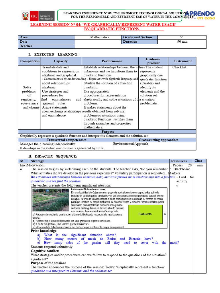 Session 4 - 5TH - Exp 5 | PDF | Quadratic Equation | Mathematics