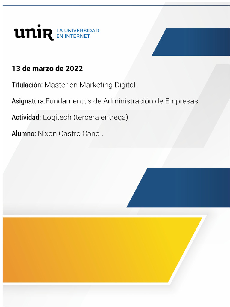 Strategic Objectives for Logitech 2022 | PDF | Economies | Business