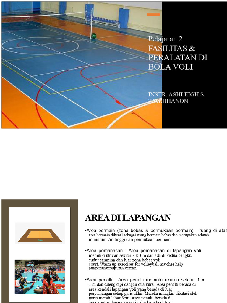 Fasilitas dan Peralatan Bola Voli | PDF