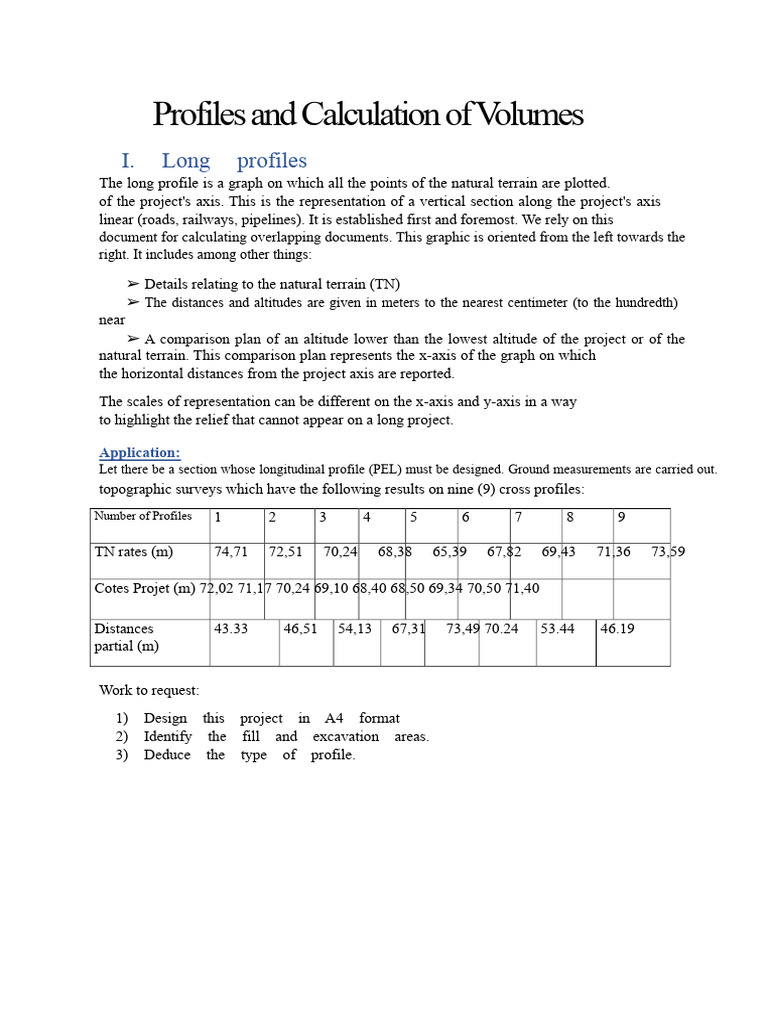 Volume Calculation and Profile Analysis | PDF | Cartesian Coordinate ...