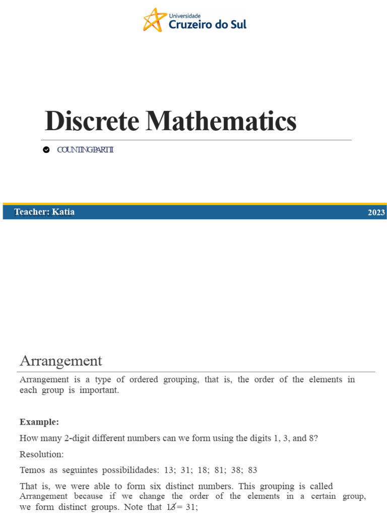 Combinatorics - Part II | PDF | Mathematics