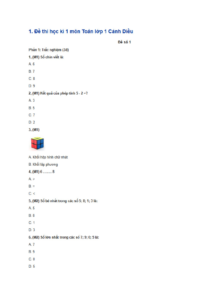 Toan 1 | PDF