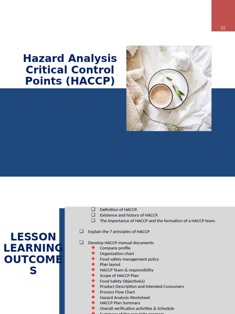 Understanding HACCP Principles and Implementation | PDF | Risk | Food ...
