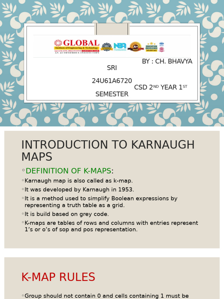5 Variable K-Map | PDF