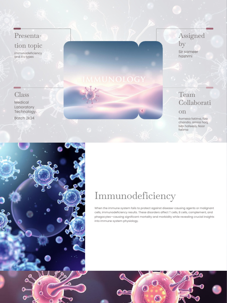 Immunodeficiency | PDF | Immunodeficiency | Immune System