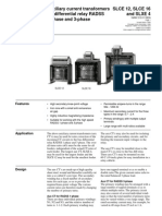 1mrk513011-Ben en Auxiliary Current Transformer For Radss 1-Phase and 3-Phase Slce 12 Slce 16 Slxe 4