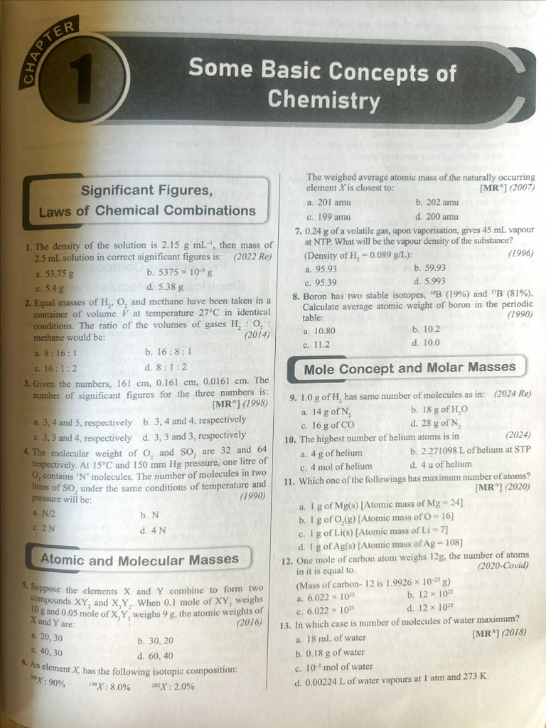 Ch1 Chem 11th | PDF