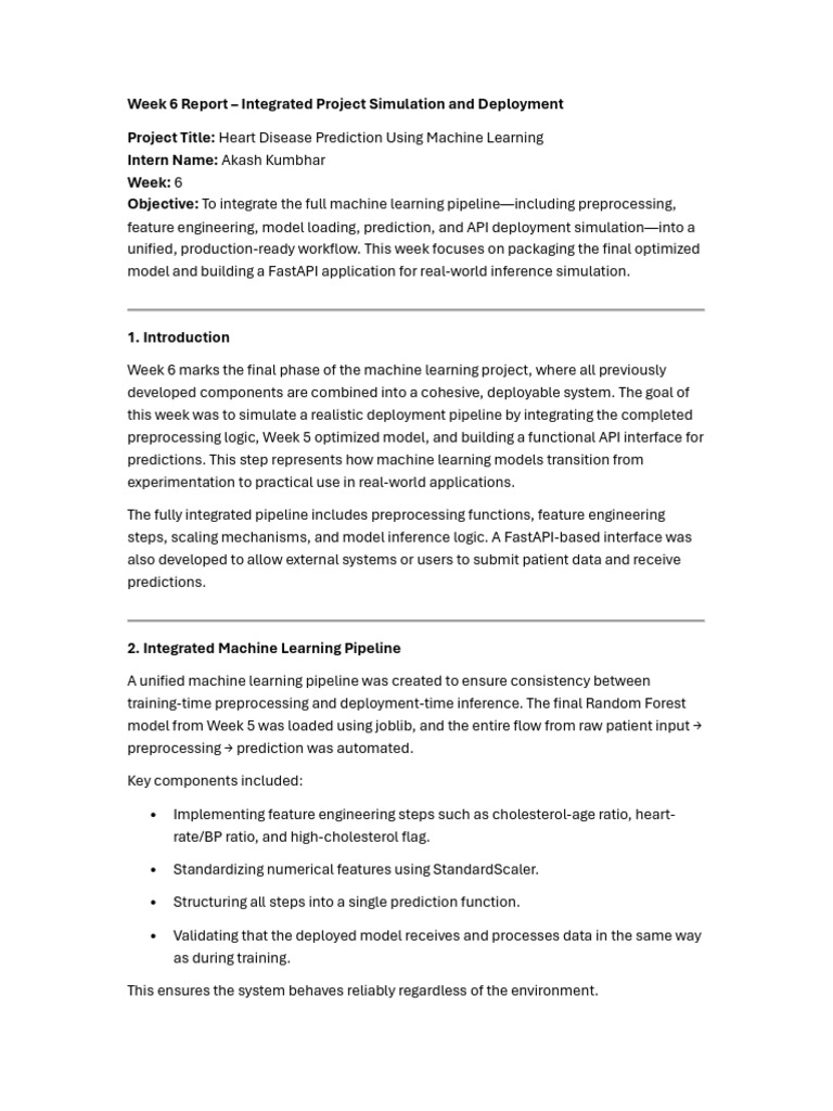 Week6 Report | PDF | Simulation | Machine Learning
