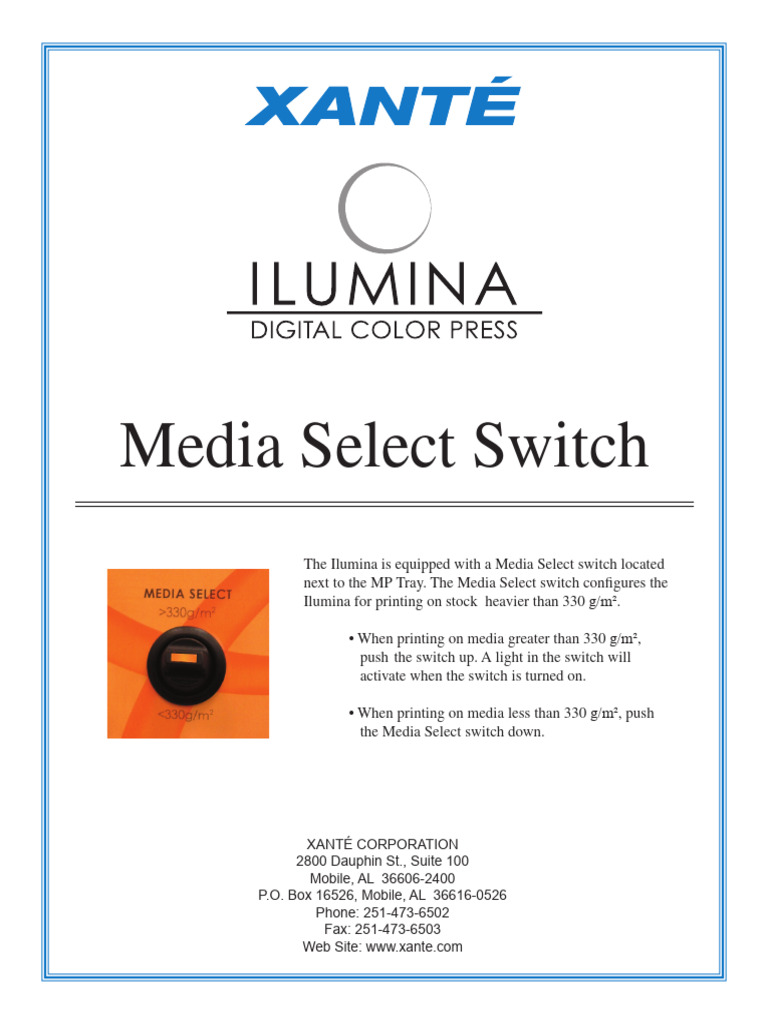 Media Switch Select | PDF
