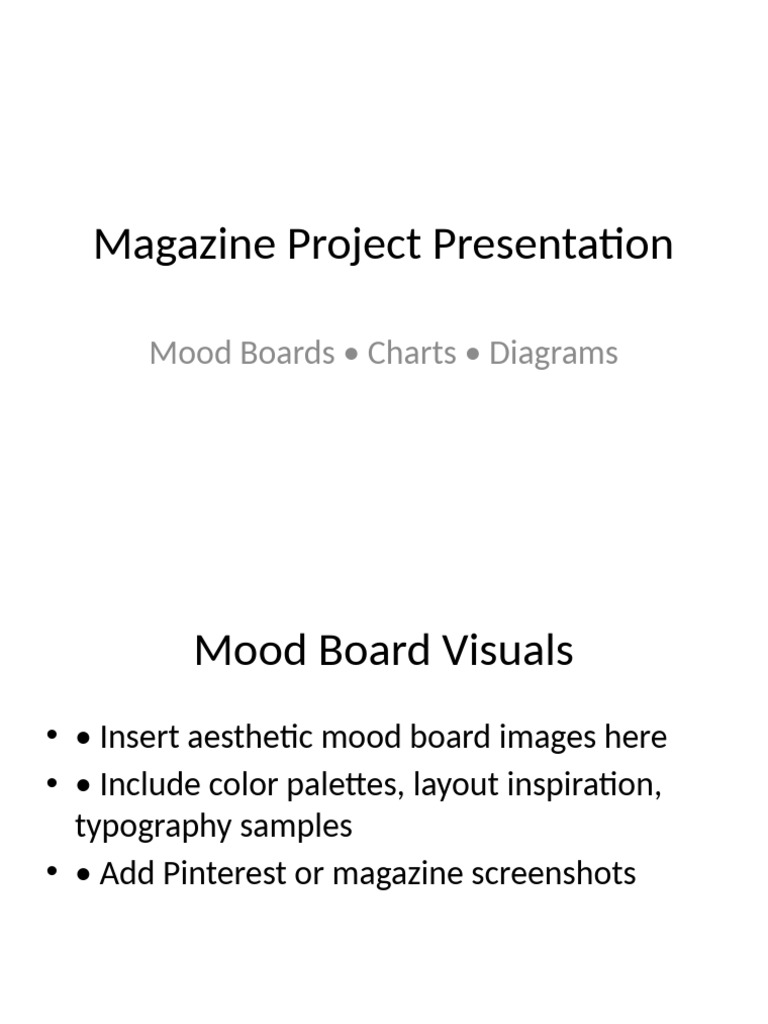 Magazine Project Presentation | PDF
