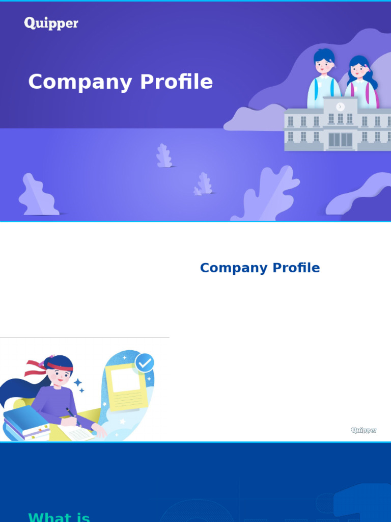 Quipper: Innovative Ed-Tech Company Profile | PDF