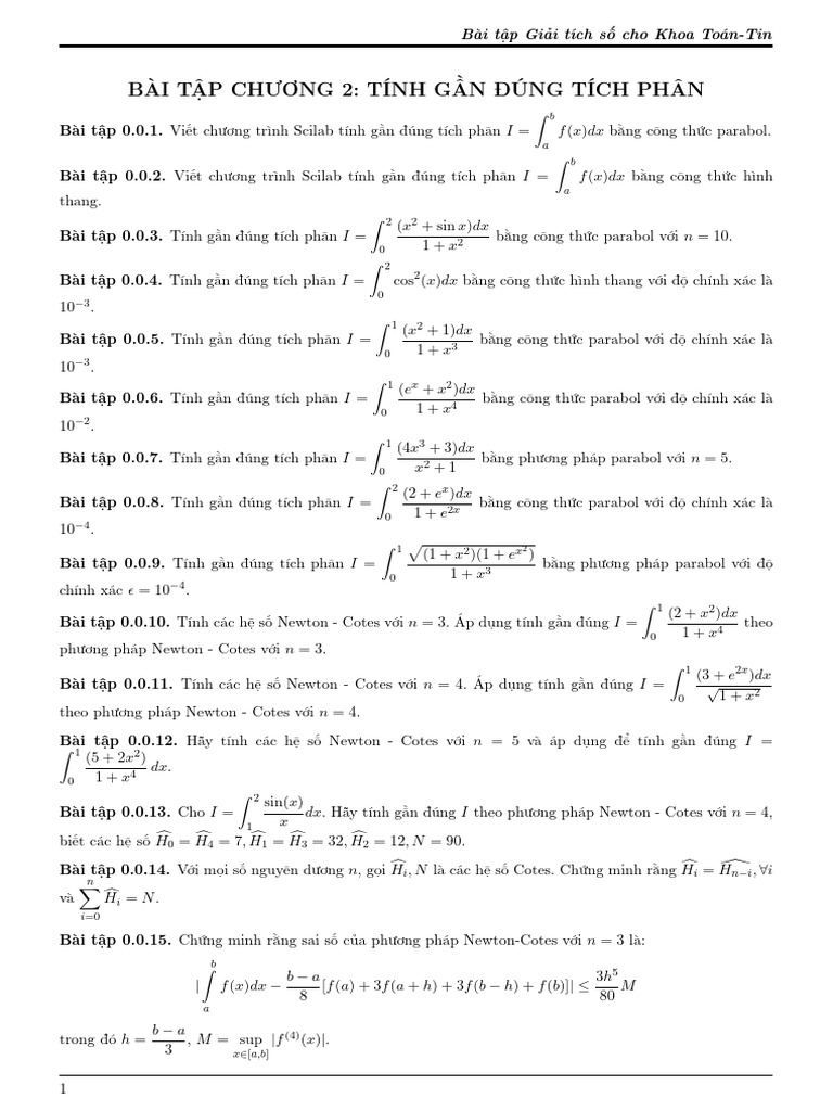BT Chuong 2 | PDF