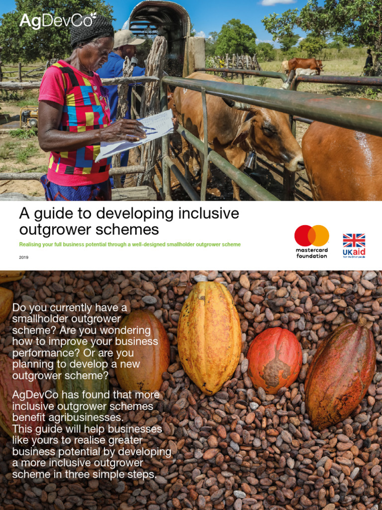 Inclusive Outgrower Schemes Guide | PDF | Agriculture | Farmer