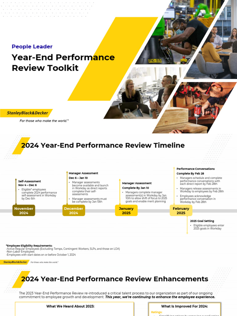 2024 Year-End Performance Review Guide | PDF | Performance Indicator ...