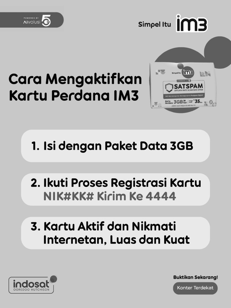 A4 Cara Aktifkan Kartu Perdana BW A4 | PDF