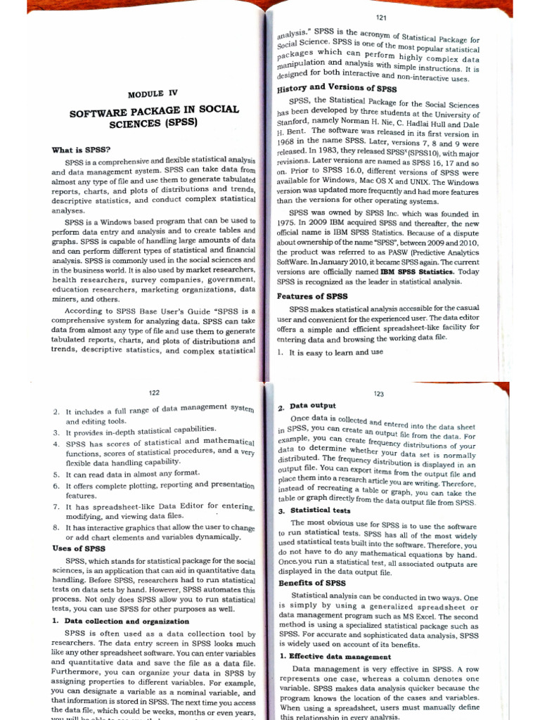 Spss | PDF