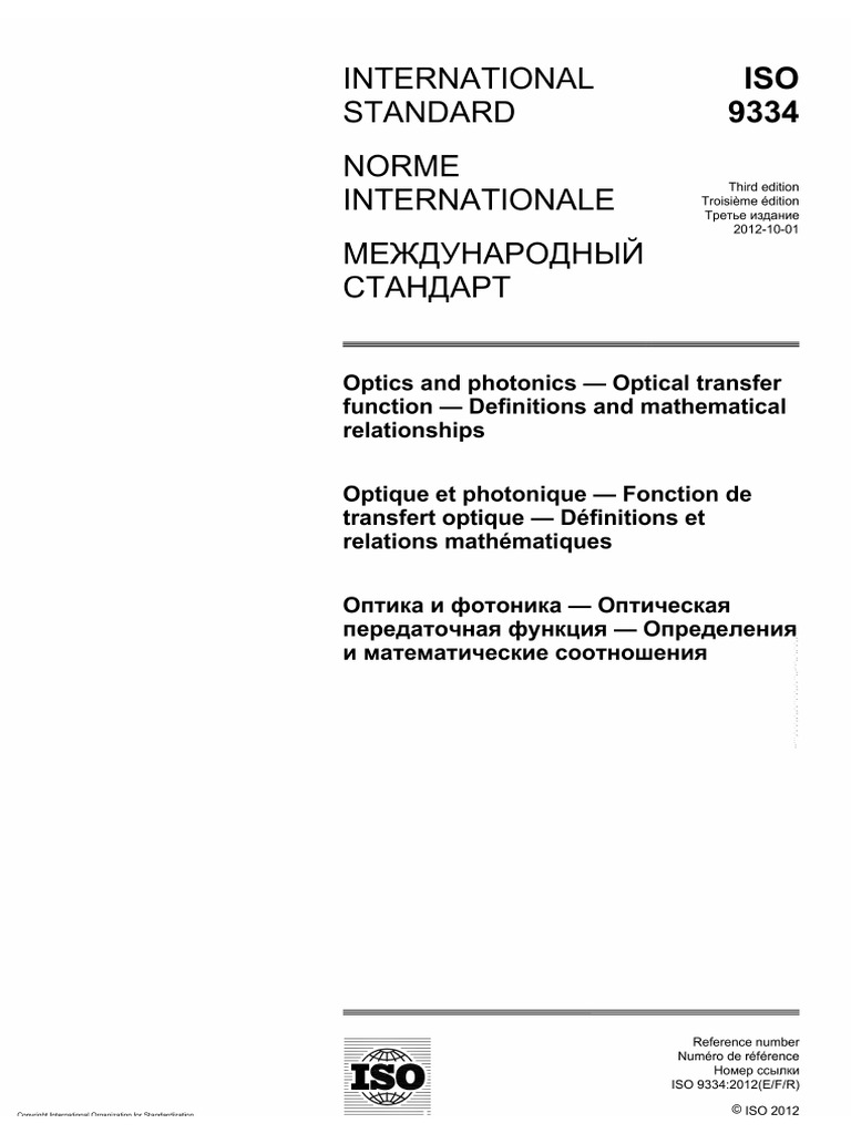 Iso 9334-2012 | PDF