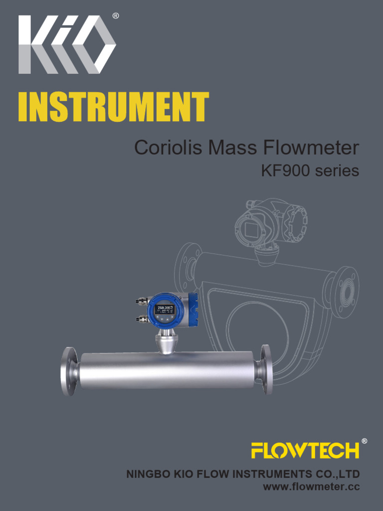 Coriolis Mass Flowmeter | PDF | Flow Measurement | Vacuum Tube
