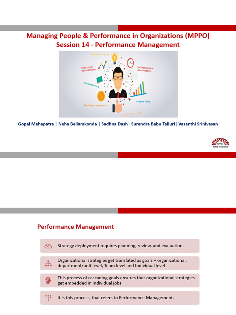 Performance Management Strategies in Organizations | PDF | Motivation ...