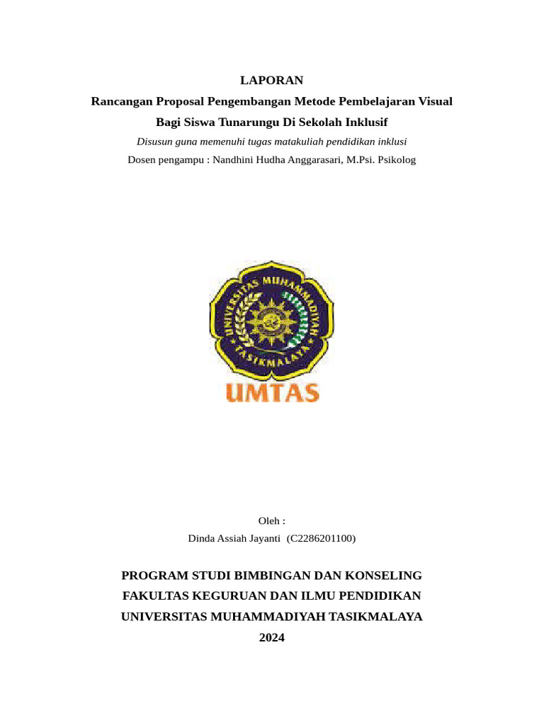 Metode Visual untuk Siswa Tunarungu | PDF