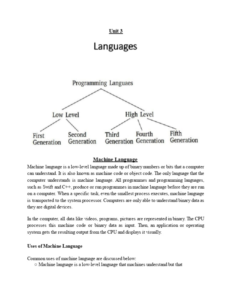 Understanding Machine Language Basics | PDF | Information Technology ...