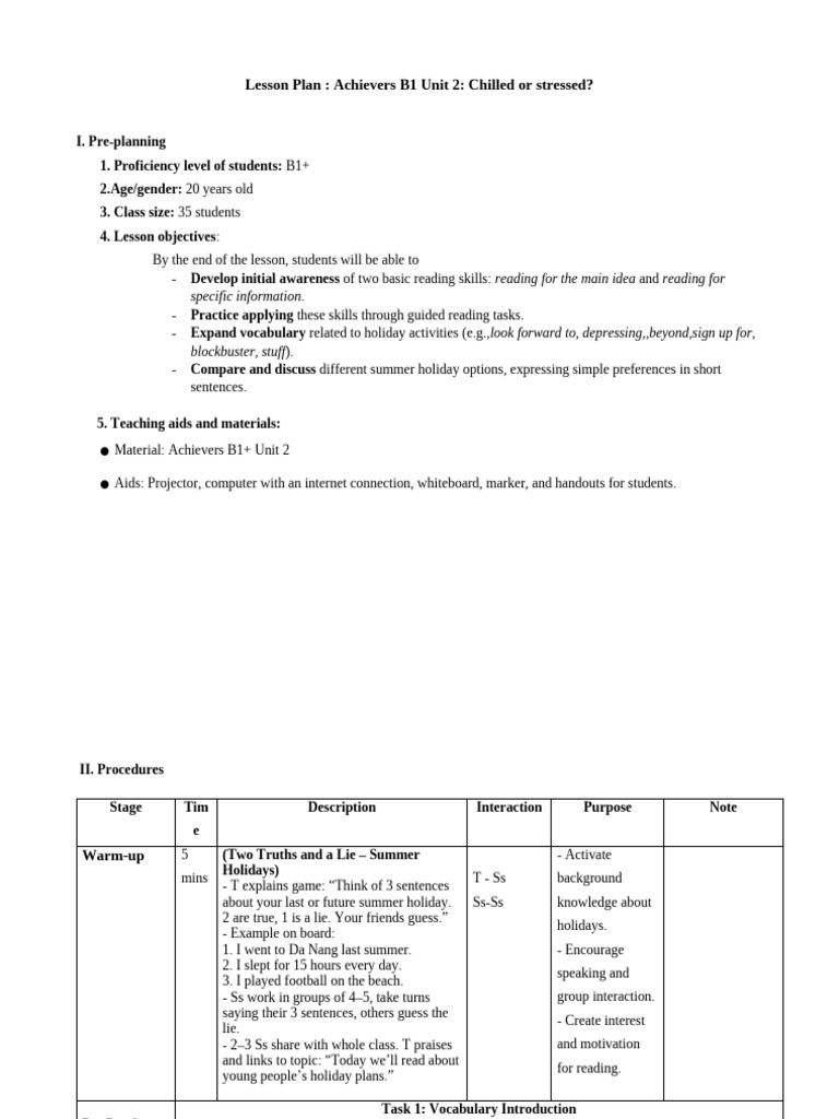 Lesson Plan Reading and Writing TH 3 | PDF | Teachers | Behavior ...