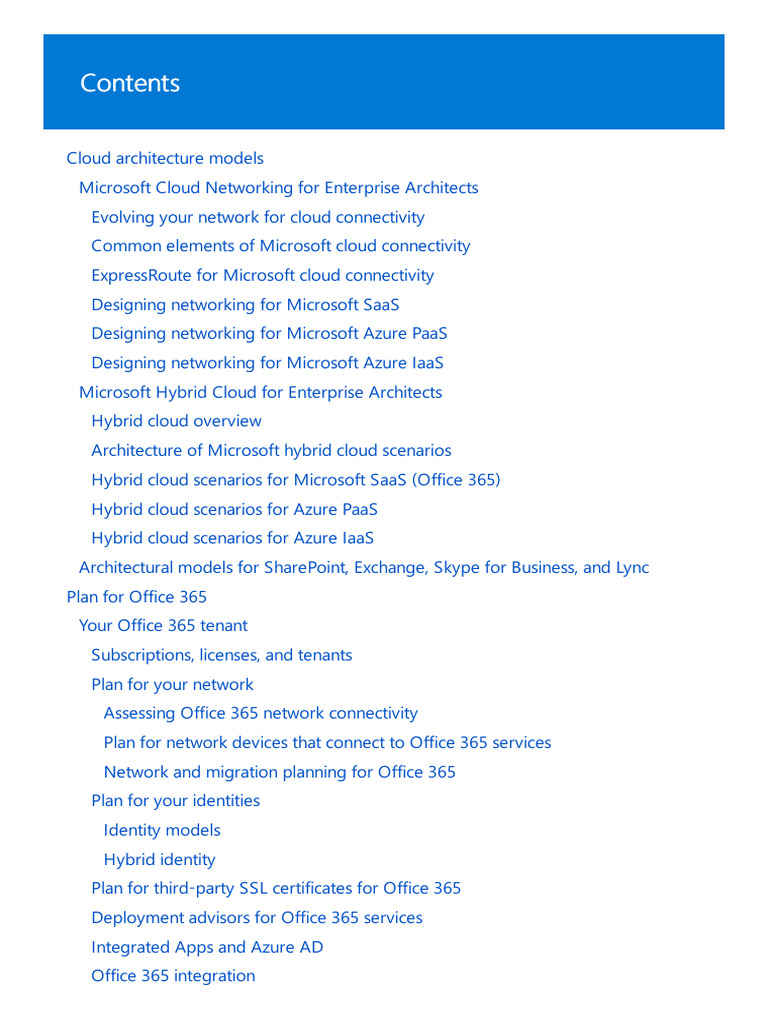 Microsoft Cloud Networking For Enterprise Architects | PDF | Cloud ...